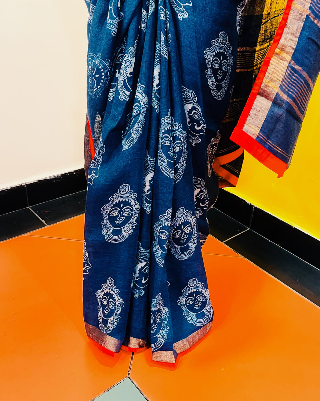 Discharge Printed Saree - Jaya - Anuradha Ramam