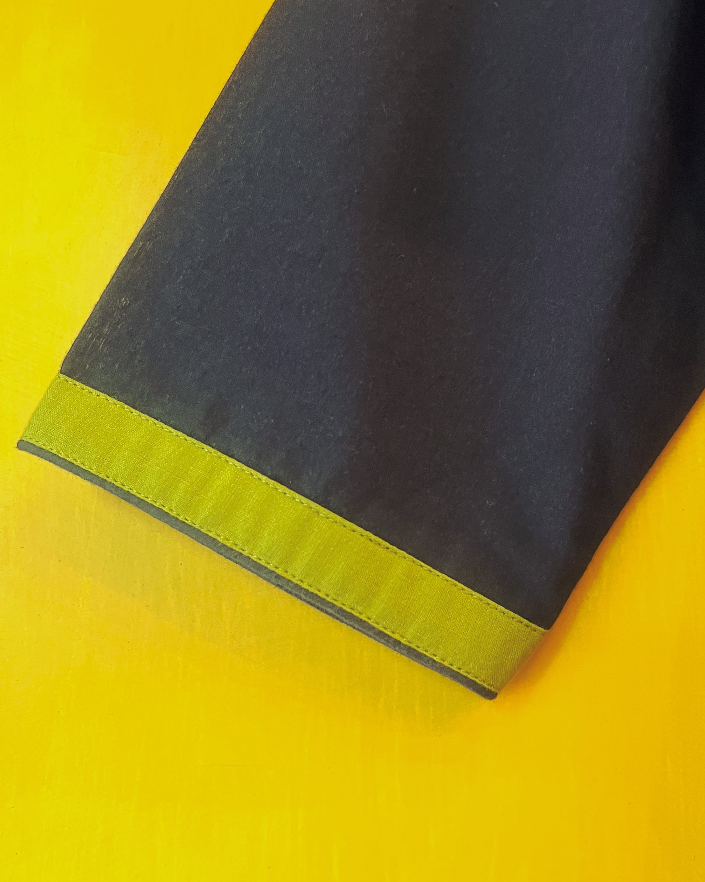 Mehndi Green Applique Kurta - Hanika (Size - M) - Anuradha Ramam