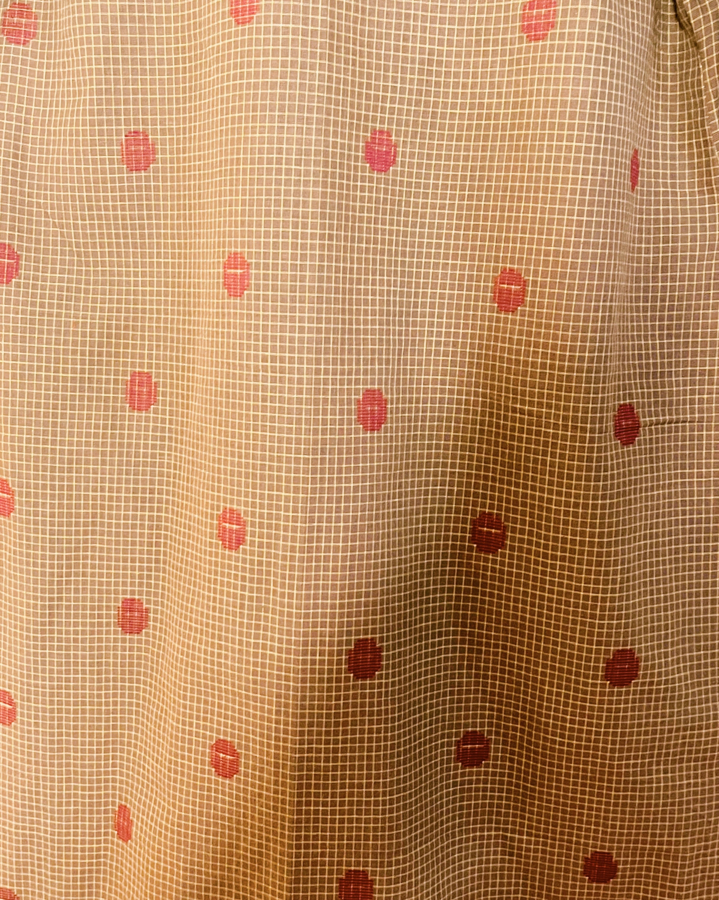 Mustard Ikat A-Line Dress - Vanya (Size - M) - Anuradha Ramam