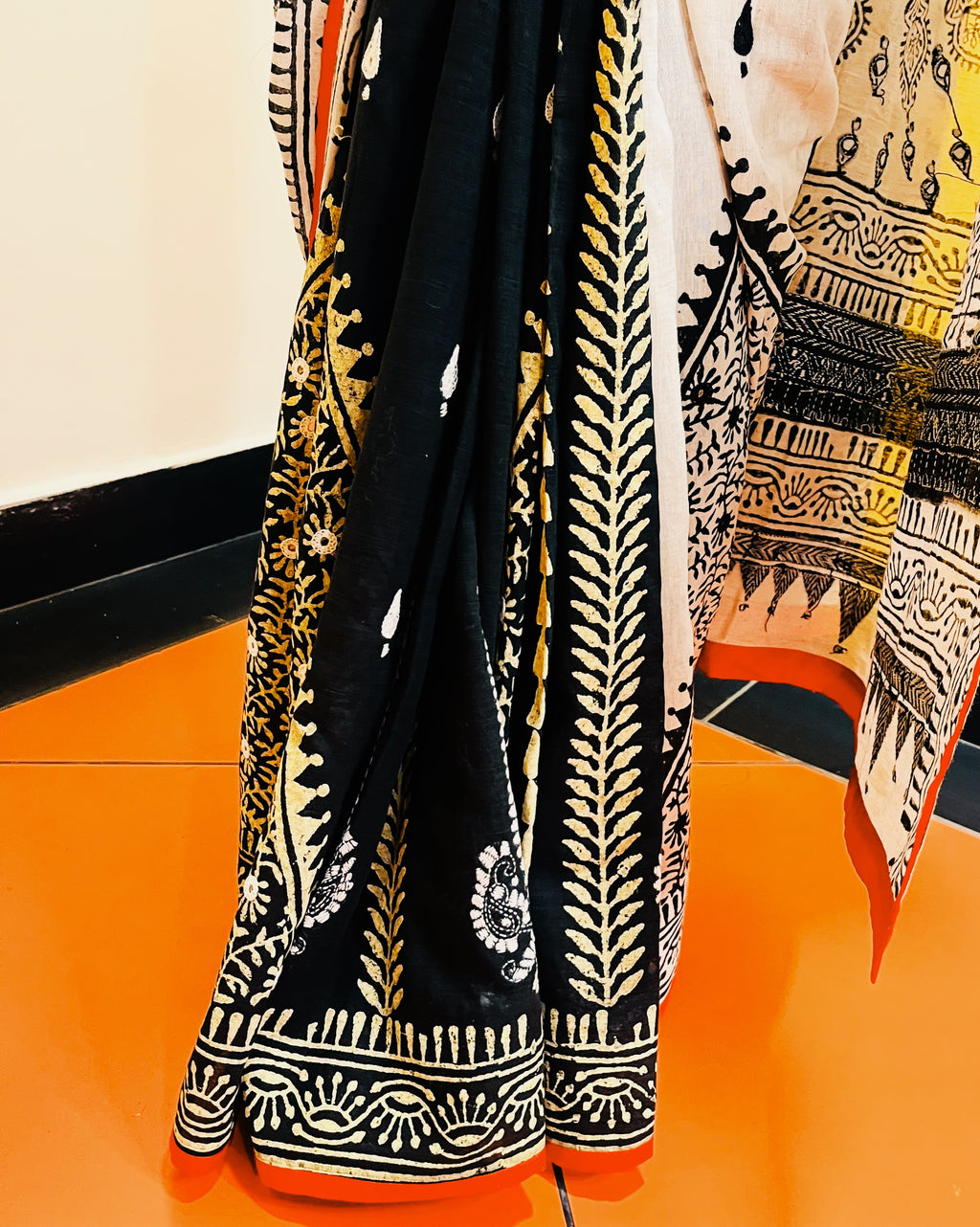 Kantha Embroidered Saree - Ira - Anuradha Ramam