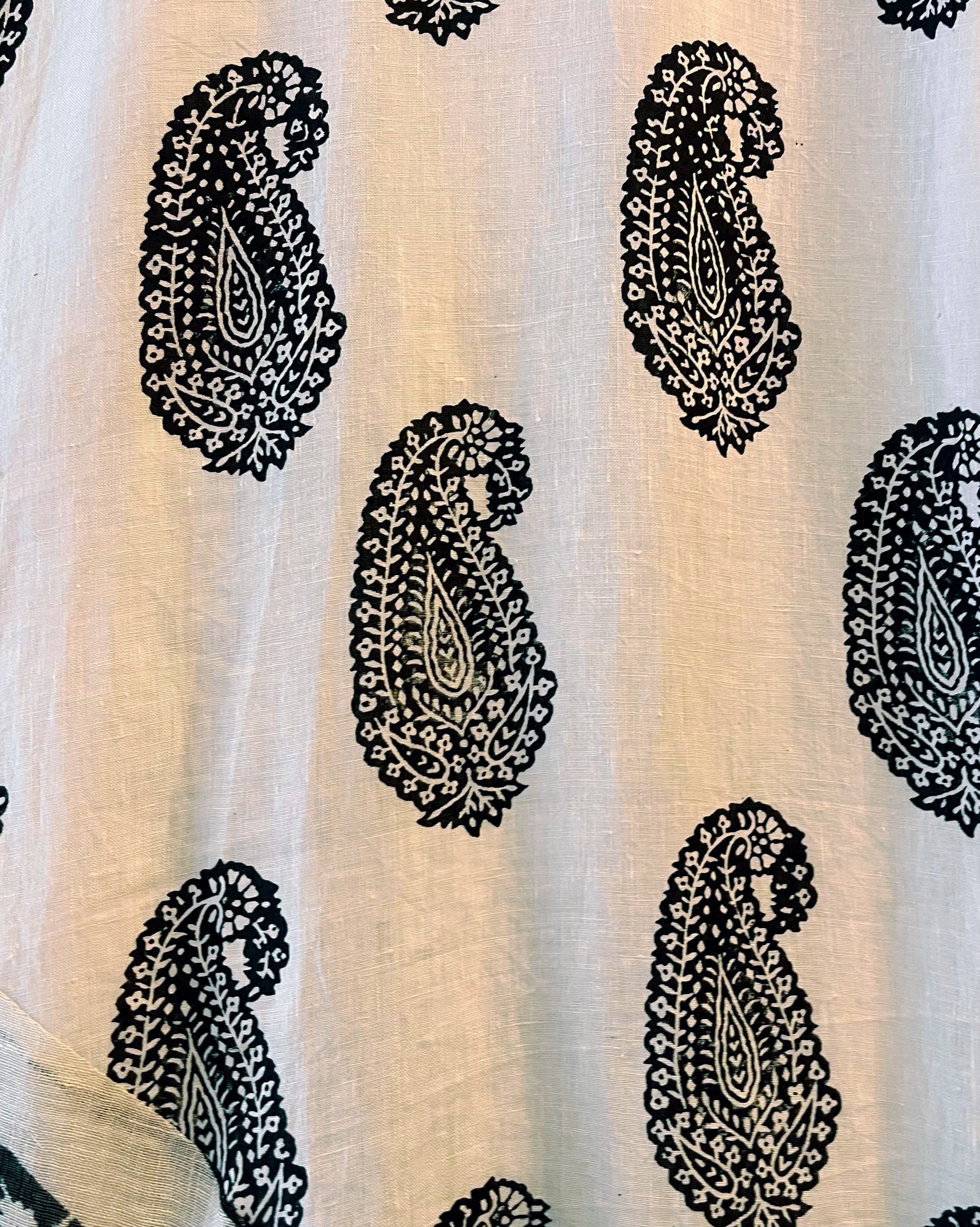 Linen Cowl Dress - Tejaswini (Size - M  & L) - Anuradha Ramam