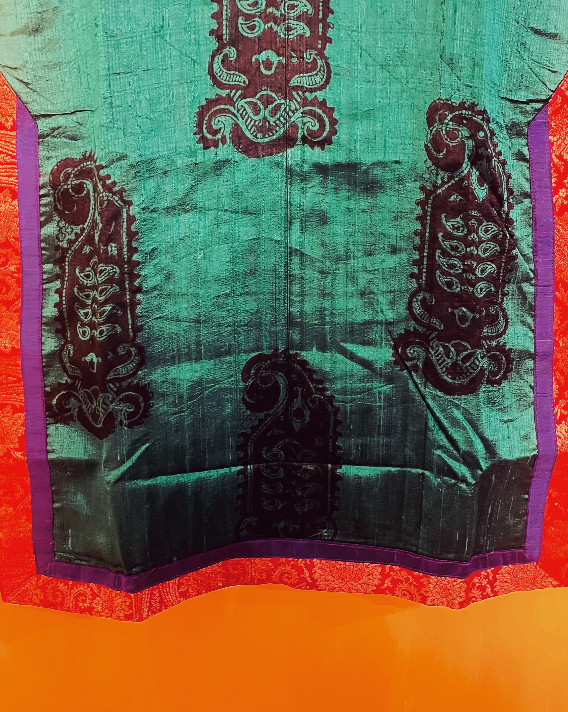 Woven Silk Top - Elina (Size - S) - Anuradha Ramam