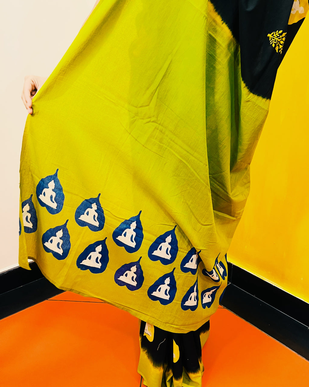 Discharge Printed Saree - Jyotsna - Anuradha Ramam