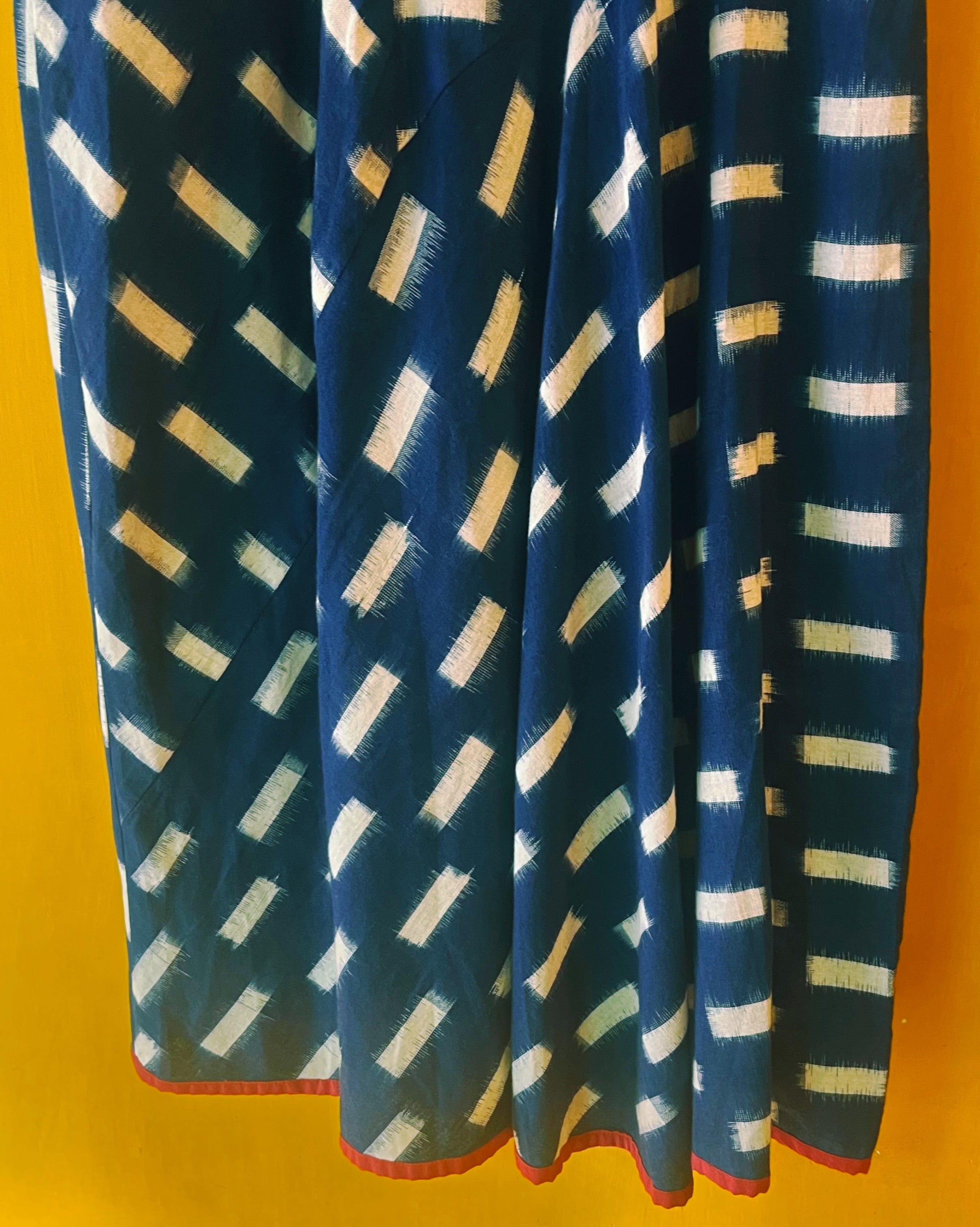 A-Line Ikat Dress - Binita (Size - M) - Anuradha Ramam