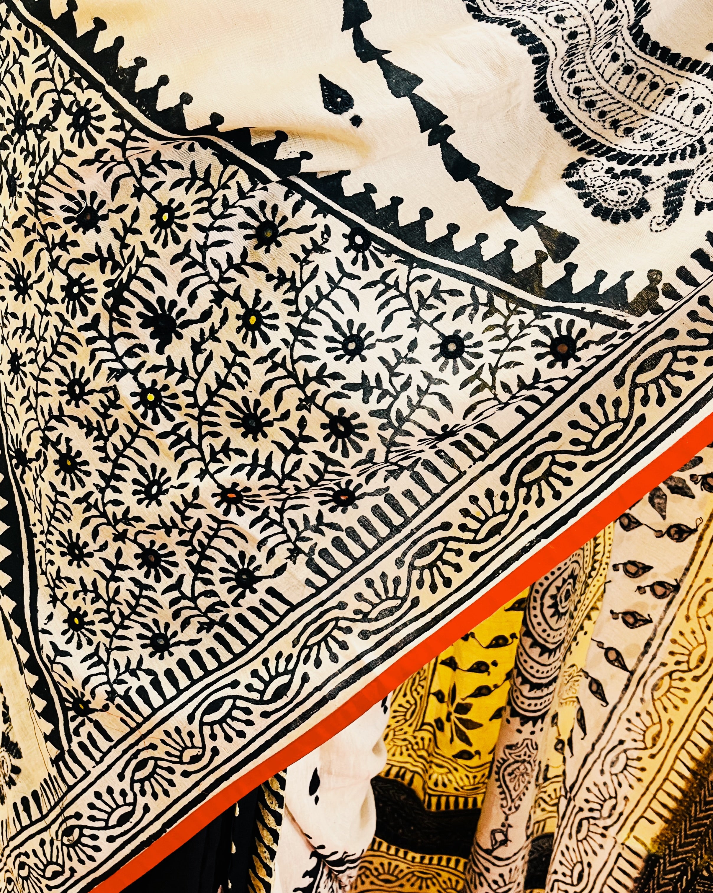 Kantha Embroidered Saree - Ira - Anuradha Ramam