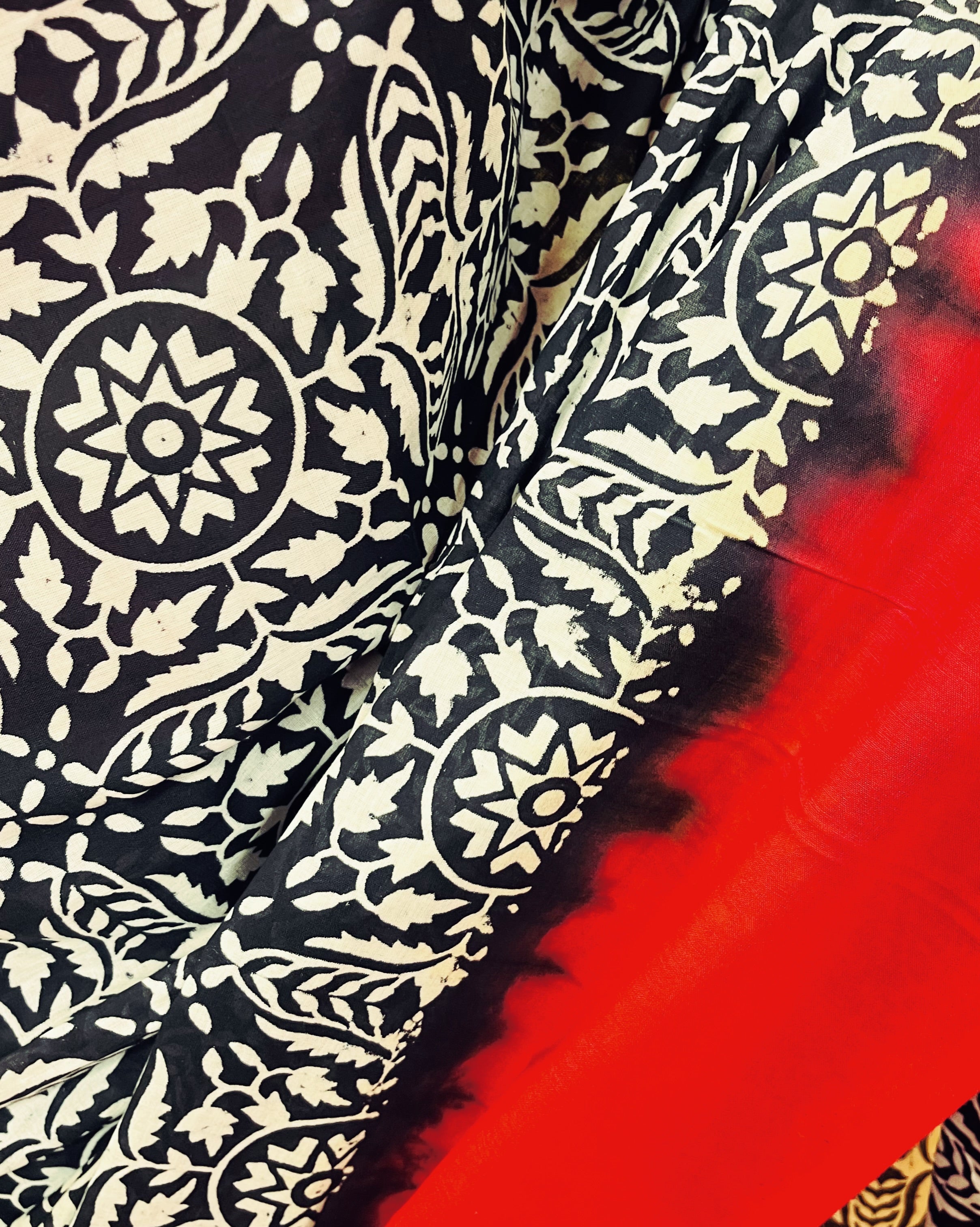 Discharge Printed Saree - Chandrika - Anuradha Ramam