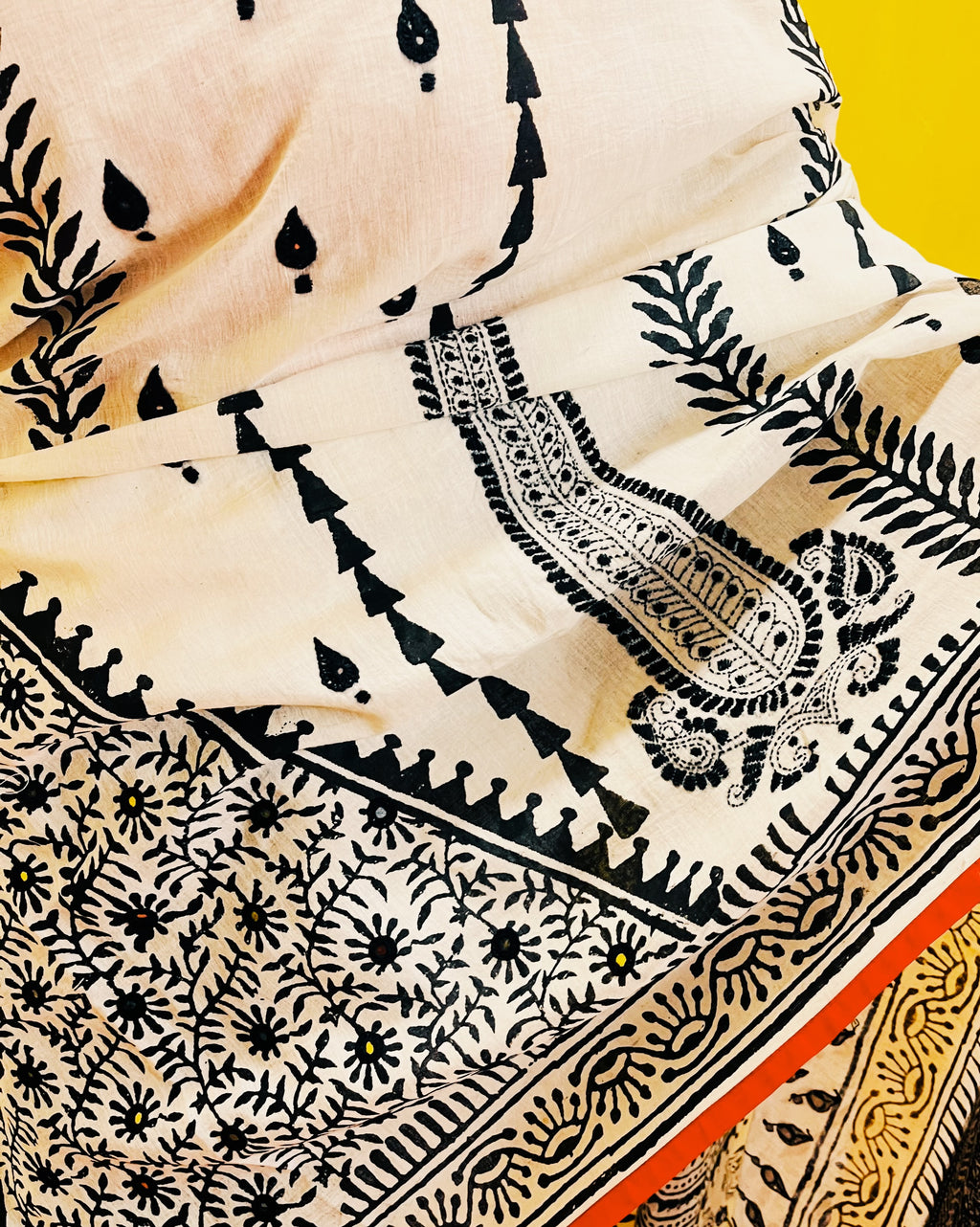 Kantha Embroidered Saree - Ira - Anuradha Ramam
