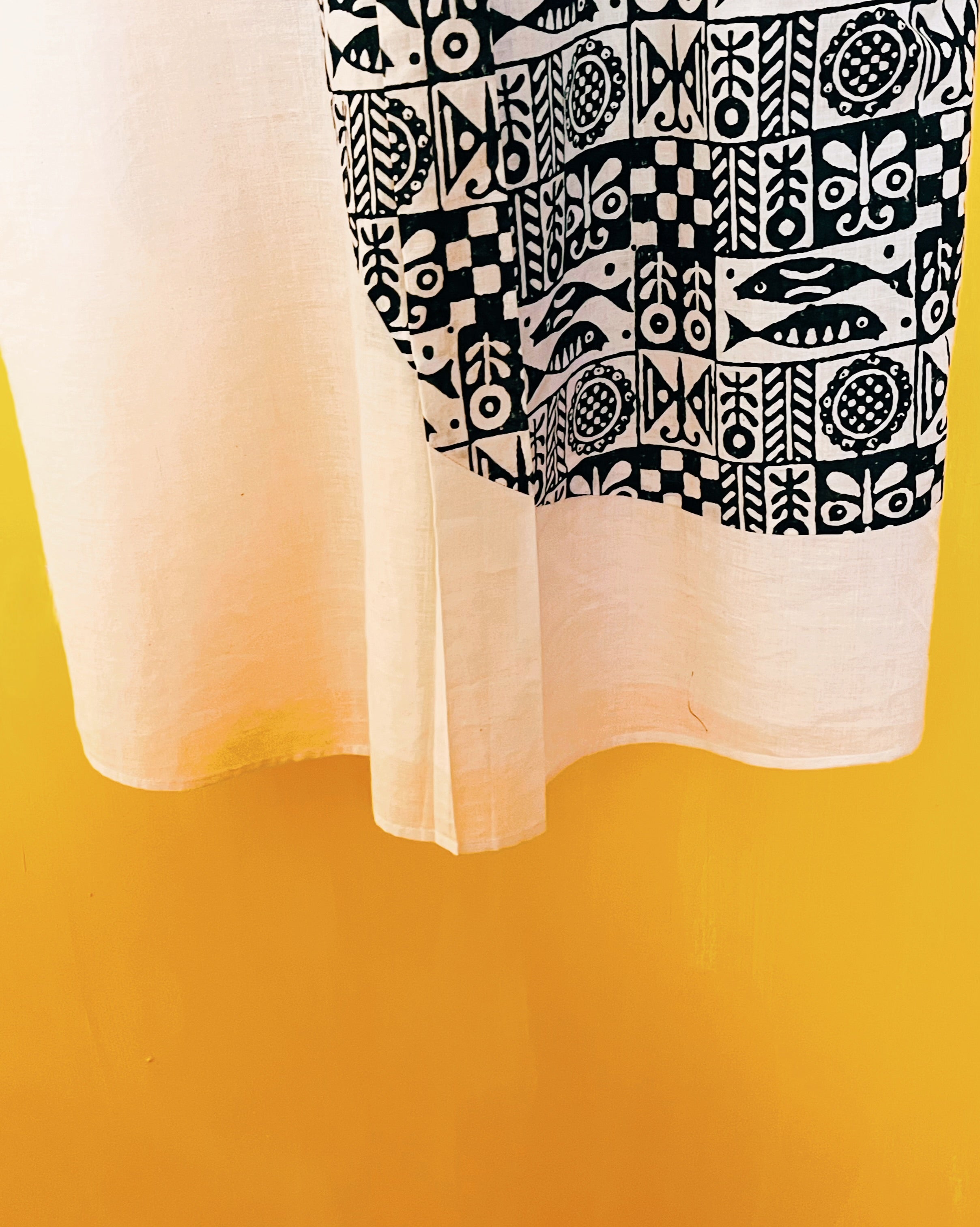 Offwhite  Shirt Dress - Niranjana  Size - M) - Anuradha Ramam