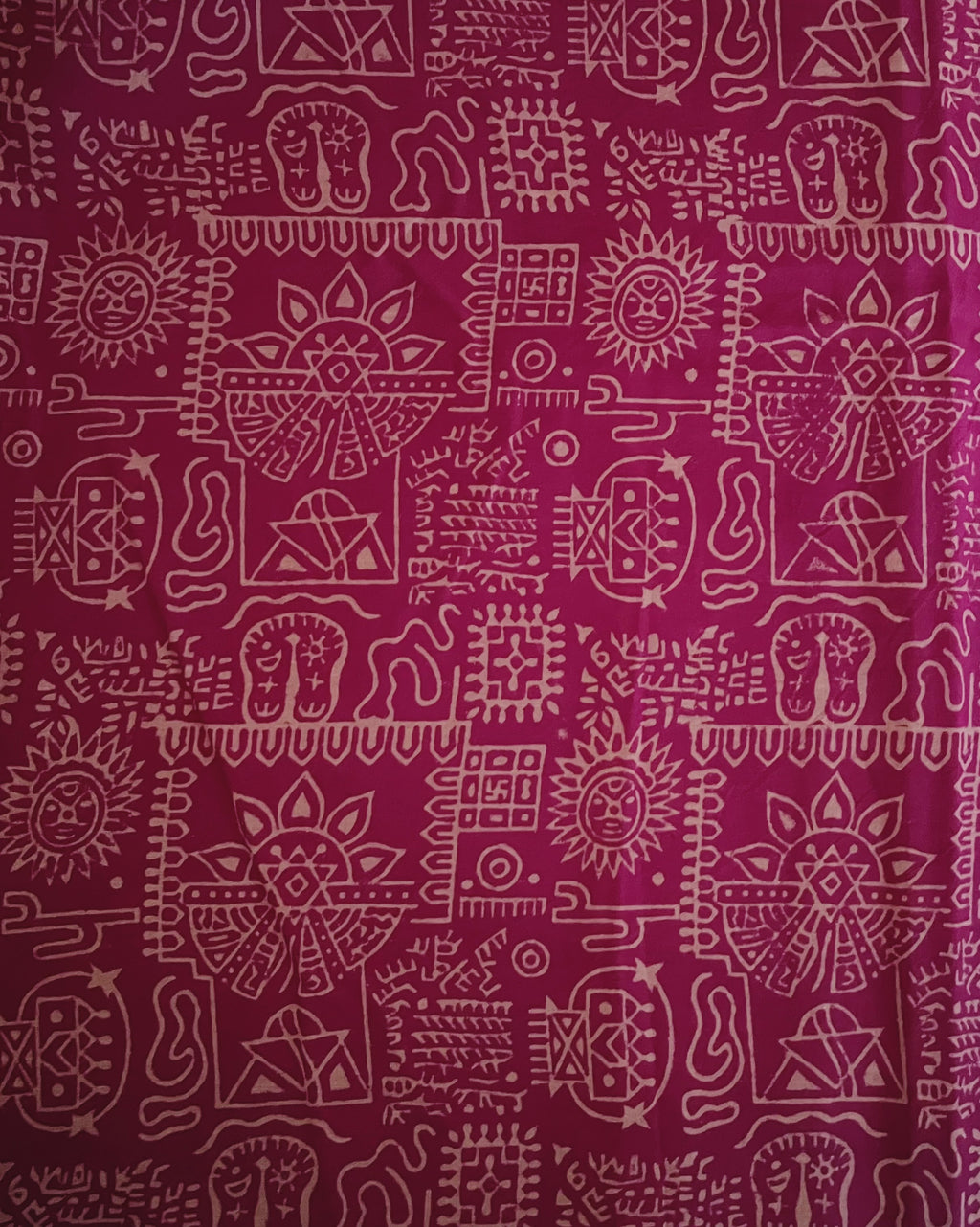 Discharge Printed Saree - Shritha - Anuradha Ramam