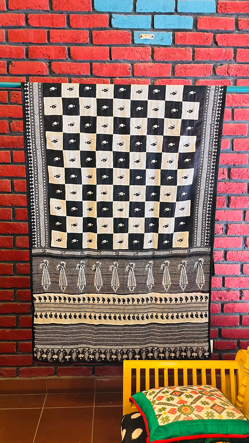 CHAMPA KANTHA APPLIQUE DUPATTA