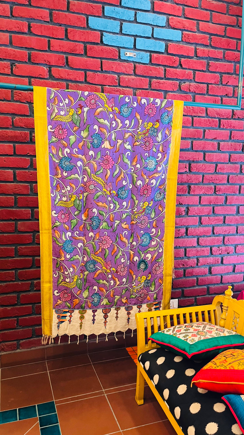 Suryakanti kalamkari Dupatta