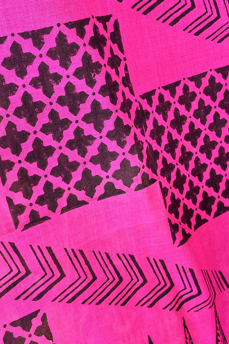 Aahana Handblock Printed Woven Tangail Dupatta
