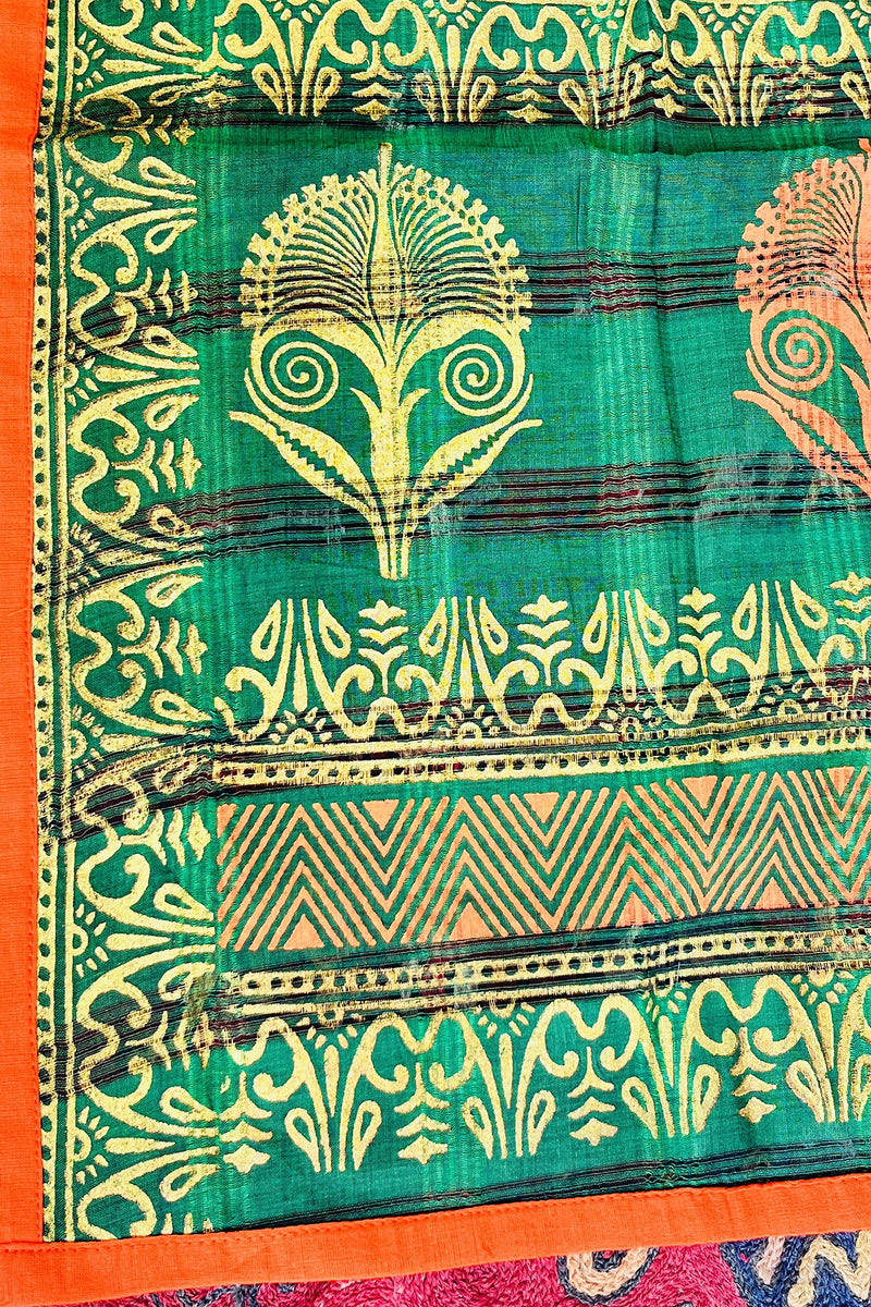 Falguni Handblock Printed Woven Tangail Dupatta
