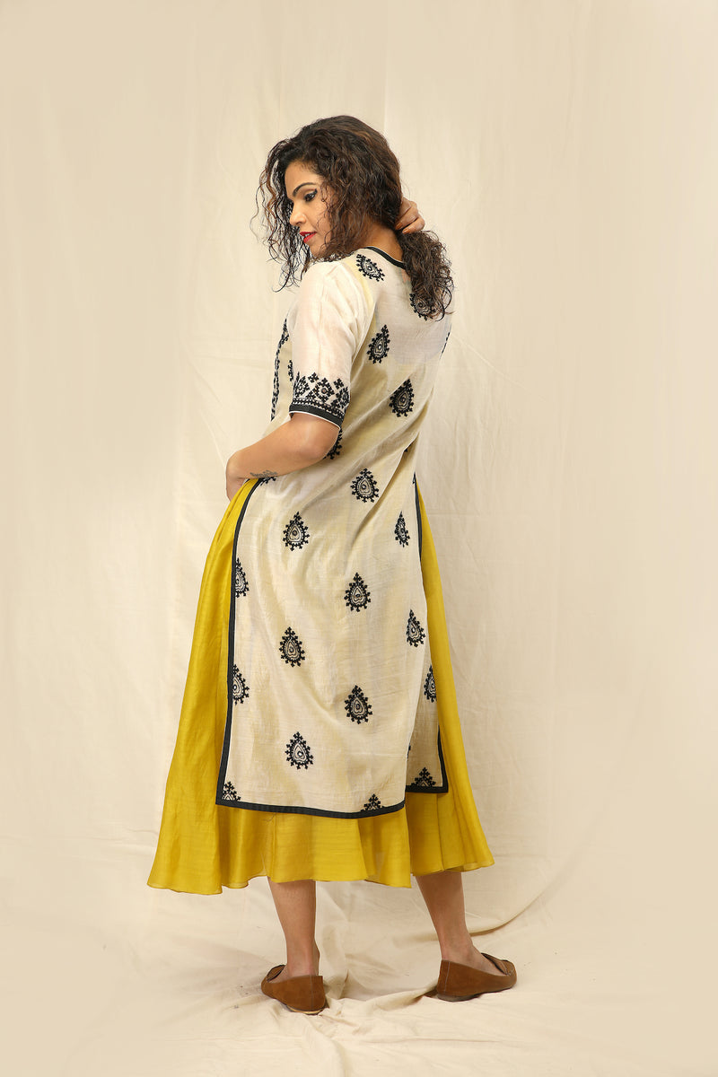 Pakeeza Sindhi Emb Dress - Anuradha Ramam