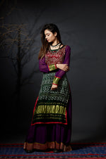 Mohini - Baandhni Layered Dress - Anuradha Ramam