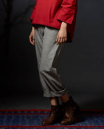 Grey Ikat Pants - Anuradha Ramam-Hand woven- Ikat-Sustainable fashion- Conscious fashion- Vocal for local