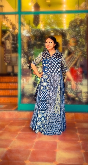 Indigo Dress - Anuradha Ramam