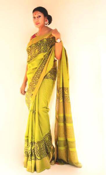 Kochi kolapata - Anuradha Ramam-Hand woven- Hand block print - Sustainable fashion- Conscious fashion- Vocal for local